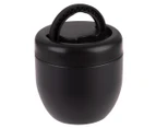Oasis Stainless Steel Double Wall Insulated Food Pod 470mL - Black