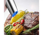 Electric Pepper and Salt Grinder Set, Adjustable Coarseness, Battery Powered,Stainless Steel - Stainless steel battery model (single pack)