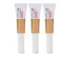 Maybelline Super Stay Full Coverage Under Eye Concealer 6ml 30 Honey 3 Pack