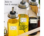 Olive Oil Dispenser Bottle, Glass Oil & Vinegar Cruet Bottle 500ml /17oz for Kitchen Cooking, Grilling, Pasta, BBQ