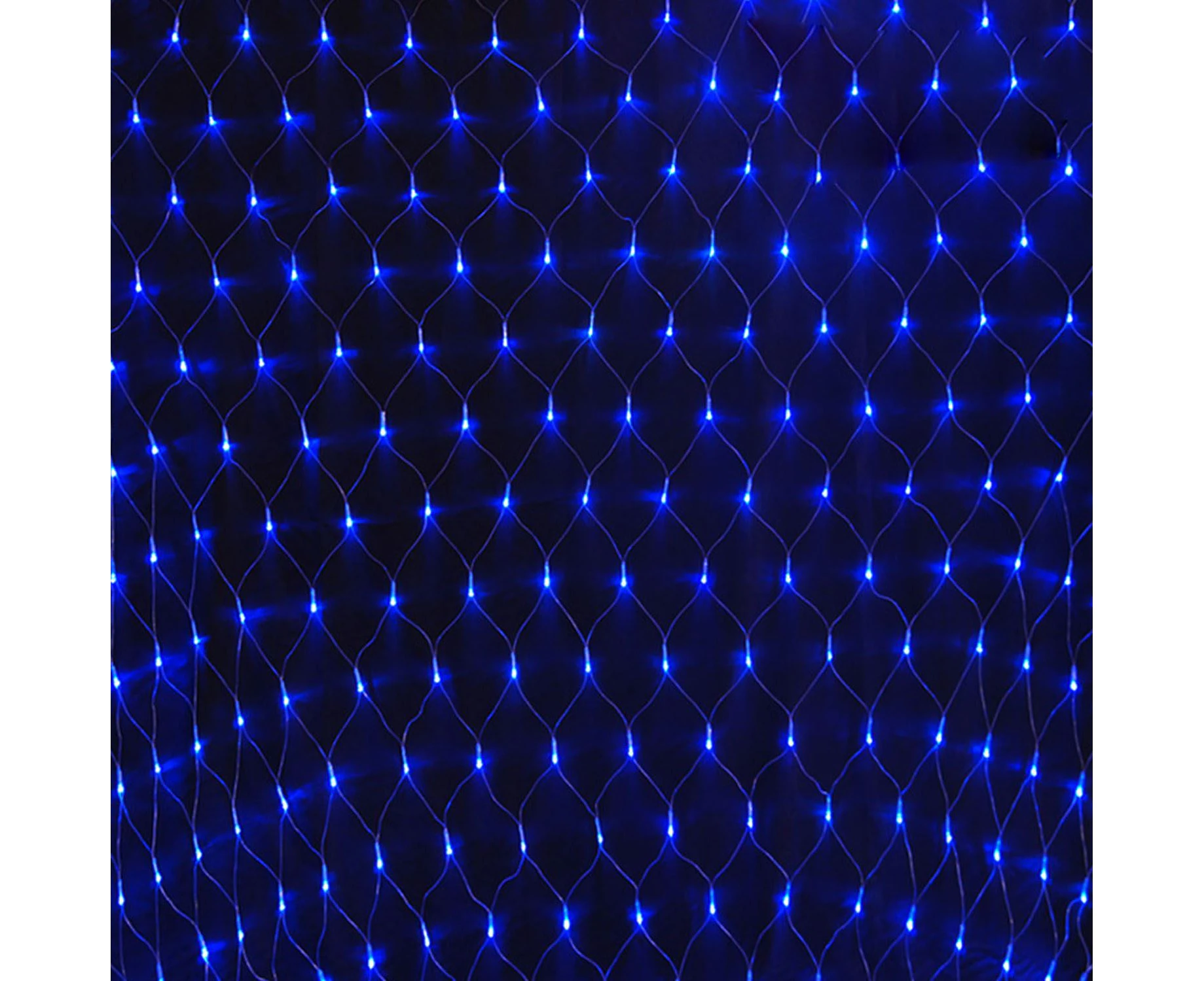 Solar Powered 300 LED Christmas Net Lights 5.0 x 2.5m Outdoor Decoration - Blue