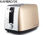 Kambrook Deluxe Edition Electric 2 Slice Stainless Steel Bread Toaster 950W