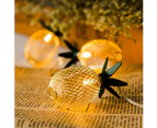 15ft 30 LED Pineapple String Lights, Fairy String Lights Battery Operated