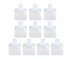 10Pcs Transparent Liquid Cosmetic Bags Portable PET Travel Storage Lotion Packing Bags for Makeup