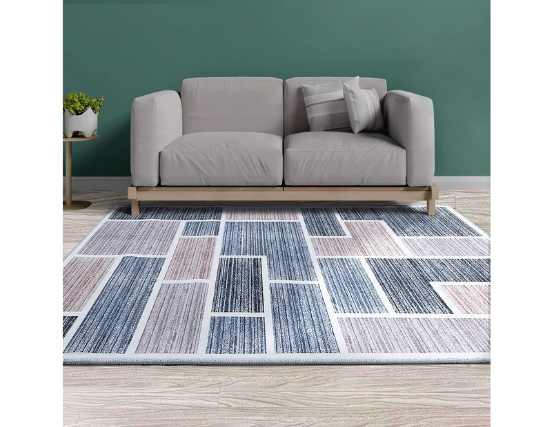 Artiss Floor Rug 120x170 Mat Carpet Short Pile Oblo