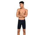 Bonds Guyfront Microfibre Long Trunks Mens Black Boxer Shorts Underwear