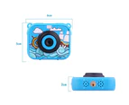 Kids Action Camera Waterproof Anti-Shake Action Video Recorder for Children (Blue)