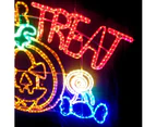 Halloween Trick or Treat Rope Light Motif 150cm - Multicolour