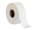 White Paper Jumbo Toilet Rolls - 8 Rolls