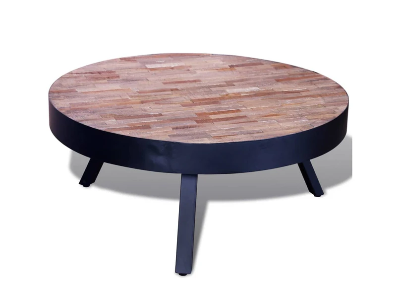 Coffee Table Round Reclaimed Teak Wood