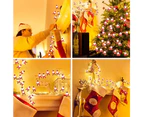 Christmas Cane String Lights Battery Operated Decorative Lights Home Wedding Party Christmas Tree Decor Santa Claus Style