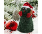 Christmas Tree Electric Musical Rotatable Children Xmas Party Gift Kid Toy Doll-Green