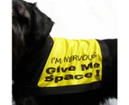 BlackDog Wear Black Dog Awareness Vest Give Me Space I'M Nervous - Xsmall-Xlarge