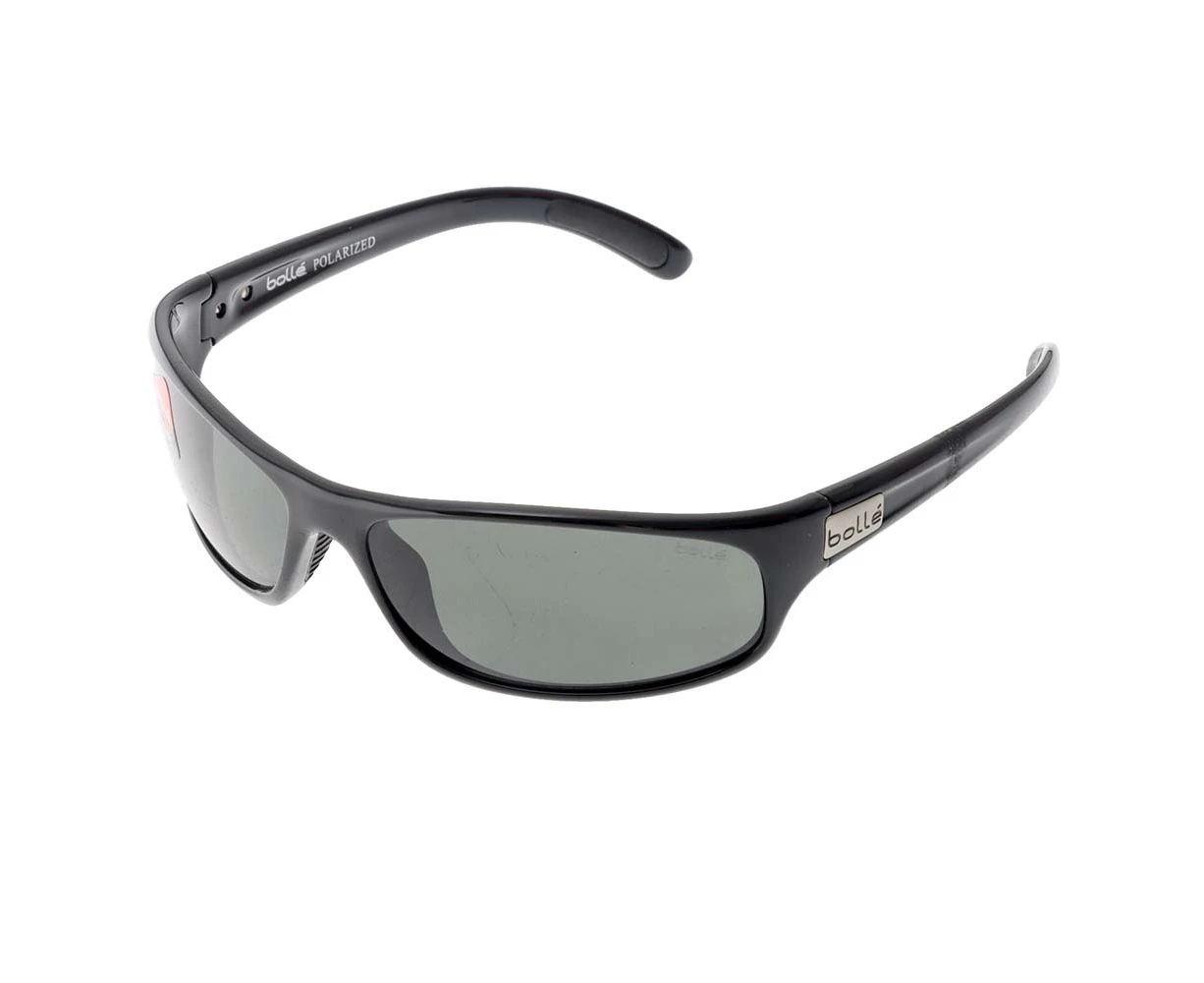 Bolle Sunglasses Anaconda 10338 Shiny Black TNS Grey Polarized