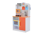 Teamson Kids - Little Chef Florence Classic Play Kitchen - Coral red / Twilight