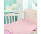 Kids Infant Soft Waterproof Bedding Cover Nappy Mat Diaper - Pink