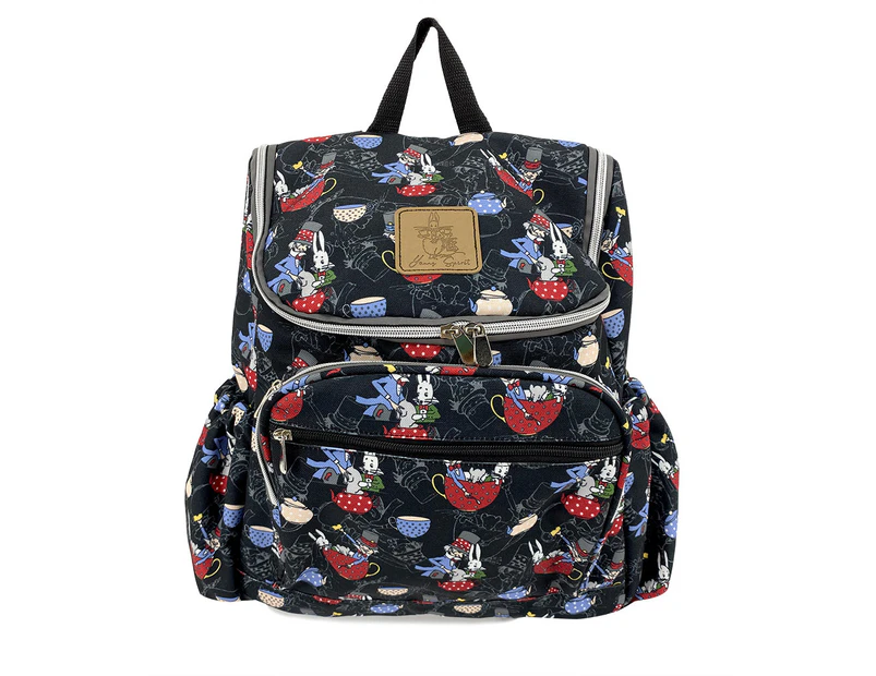 Young Spirit Mad Hatter Canvas Baby Nappy Backpack