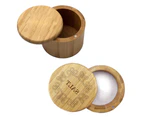 Wooden Salt or Pepper Grinder, Refillable Pepper Mill with Ceramic Mechanism, Easy to Adjust the Coarseness-6 inch box