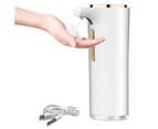 HOMEWE Automatic Foam Soap Dispenser Touchless Rechargeable Smart Fast Induction Hand Sanitizer Machine for Toilet, Bathroom, Hotel, Kitchen - White