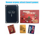 Organ Attack Funny Gathering Card Board Game Party Family Card Portable Toy