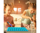 HOMEWE Silicone mold 50 with gummy bear ice cube mold with dropper set mold Making Cute Gift For Your Kids - Blue