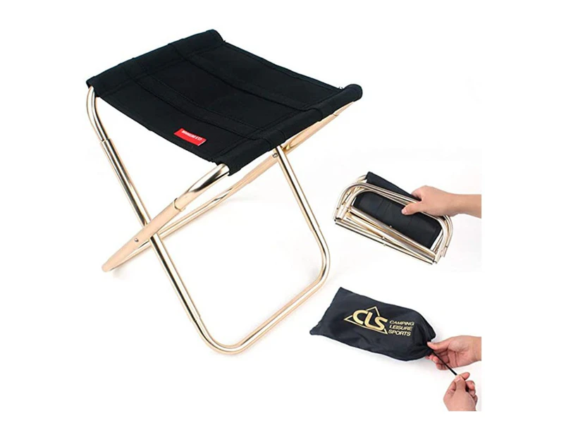 Mini Super Lightweight Portable Folding Stool,Outdoor Folding Chair Slacker Chair For BBQ,Camping,Fishing