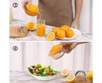 Citrus Juicer Lemon Orange Juicer Manual Hand Squeezer Reamer With Built-In Measuring Cup And Strainer