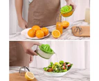Hand Juicer Citrus Orange Squeezer Manual Lid Rotation Press Reamer for Lemon Lime Grapefruit with Strainer and Container