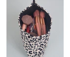 Leopard Print Makeup Bag Cosmetic Bag,Large Capacity Makeup Bags