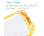Clear Toiletry Bag Transparent Makeup Bags Set Waterproof Wash Bag