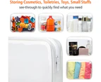 Clear Toiletry Bag,3 Pack Toiletry Bag Quart Size Bag,Travel Makeup Bag