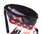 Small Travel Cosmetic Bag Portable Waterproof PU Leather Makeup Bag