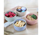 4pcs Lightweight Wheat Straw Cereal Bowl-Noodle Fruit Soup Bowl Rice Bowl Dishwasher Microwave Safe