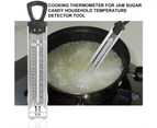 Home Made Sugar Thermometer for Cooking Candy or Jam, Deep Frying and General Kitchen Use, Stainless Steel, 30.5 cm