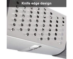 Grater, Stainless Steel with 4 Sides, Best for Parmesan Cheese, Vegetables, Ginger
