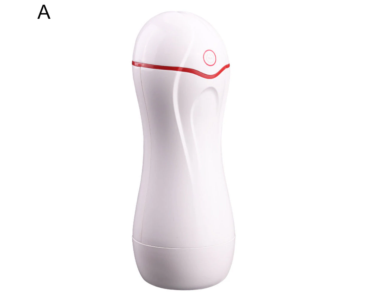 Electric Automatic Men Realistic Vagina Vibrator Masturbation Adult Sex Toys-A