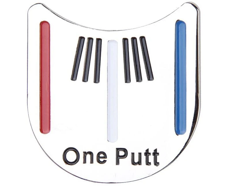 Golf Putting Alignment Tool Ball Marker Metal Magnetic Hat Clip Golf Ball Marker