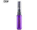 10ml Disposable Unisex Mascara Fast Hair Dye Cream Pen DIY Coloring Styling Comb-Purple