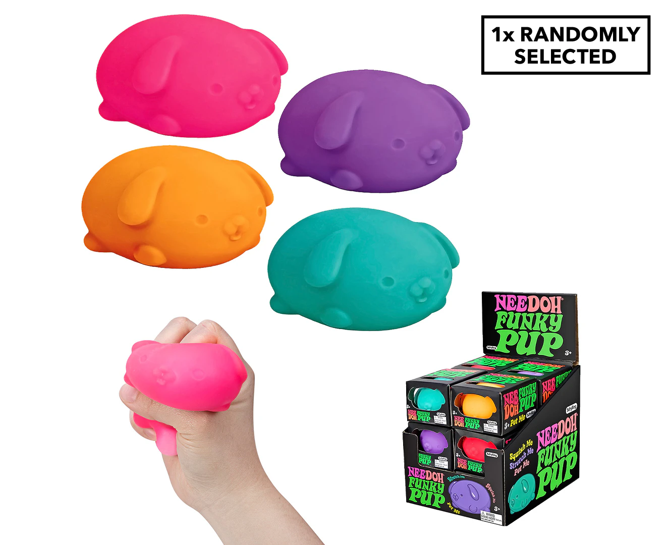 Schylling NeeDoh Funky Pup Stress Ball Assortment