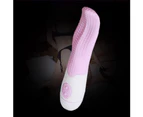 Adult Women Silicone G-spot Tongue Masturbation Flirting Vibrator Couple Sex Toy-Rose