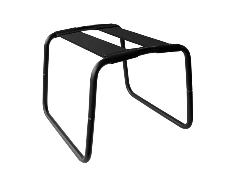 Folding Adjustable Sex Chair Portable Elastic Furniture for Bedroom Bathroom-Black