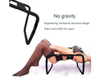 Folding Adjustable Sex Chair Portable Elastic Furniture for Bedroom Bathroom-Black