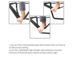 Folding Adjustable Sex Chair Portable Elastic Furniture for Bedroom Bathroom-Black