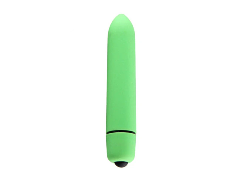 G Spot Vibrator Vibrant Color Waterproof Silicone Vagina Vibrator G Point Sex Pleasure Massage Stick for Female-Green