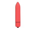 G Spot Vibrator Vibrant Color Waterproof Silicone Vagina Vibrator G Point Sex Pleasure Massage Stick for Female-Red