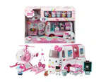 HELLO KITTY Emergency Playset with Ambulance and Helicopter + 6 figures - CATCH