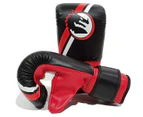 Morgan Sports -Classic Boxing Gloves Bag Mitts - High Density Padding - 5 Sizes - Red