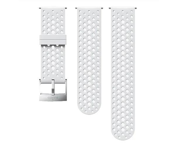 Suunto 24mm Athletic 1 Silicone Strap - White S+M