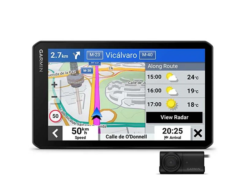 Garmin DriveCam 76 7" GPS w Dash Cam & BC 50 Night Vision Camera