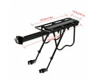 Aluminum Bike Rear Rack Seat Luggage Carrier Bicycle Post Mountain Mount Pannier